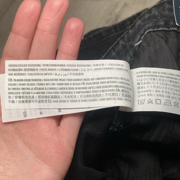 NWT Abercrombie & Fitch LONG The Skinny High Rise Curve Love Slit Ankle - Picture 10 of 10